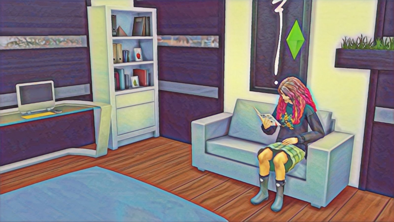 Sim Sanya reading el dia que Nietzsche lloro